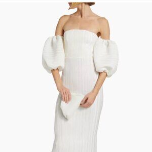 Bridal Puff Sleeve Dress